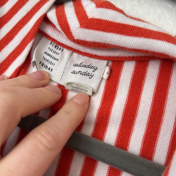 Comfortable cotton striped summer dress - Picture 3 of 4